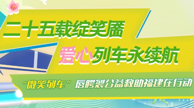 “微笑列車”唇腭裂公益救助福建在行動